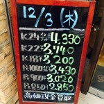 2015/12/3 金プラチナお買取り相場が大変なことに！