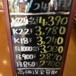 ＼今週初めの貴金属相場！！売却のチャンス！！！／