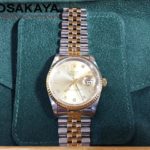 ＼ROLEX デイトジャスト 10P 16233G X番 シャンパンコンビをお買取りさせて頂きました！！！／