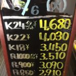 本日の貴金属相場を更新致しました!(^^)!