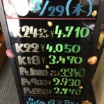 ＼3/29　本日の貴金属相場を確認いたしました！貴金属は大阪屋！／