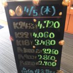 ＼4/5　本日の貴金属相場を確認いたしました！貴金属は大阪屋！／