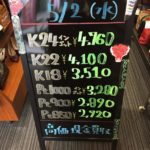 ＼5/2　本日の貴金属相場を確認いたしました！貴金属は大阪屋！／