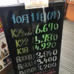 ＜10/11＞高価買取の大阪屋！本日の金プラチナ買取価格をお知らせします！