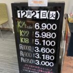 ＜12/21＞高価買取の大阪屋！本日の金プラチナ買取価格をお知らせします！