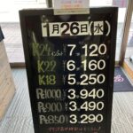 ＜1/26＞高価買取の大阪屋！本日の金プラチナ買取価格をお知らせします！