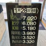 ＜1/28＞高価買取の大阪屋！本日の金プラチナ買取価格をお知らせします！