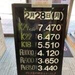 ＜2/28＞高価買取の大阪屋！本日の金プラチナ買取価格をお知らせします！