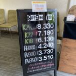 ＜9/9＞高価買取の大阪屋！本日の金プラチナ買取価格をお知らせします！