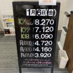 ＜1/6＞高価買取の大阪屋！本日の金プラチナ買取価格をお知らせします！