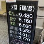 ＜8/1＞高価買取の大阪屋！本日の金プラチナ買取価格をお知らせします！