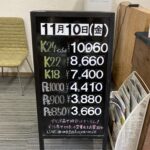 ＜11/10＞高価買取の大阪屋！本日の金プラチナ買取価格をお知らせします！